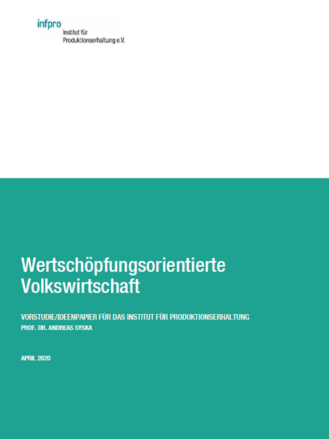 Wertschöpfungsorientierte Volkswirtschaft Vorstudie Teil 1