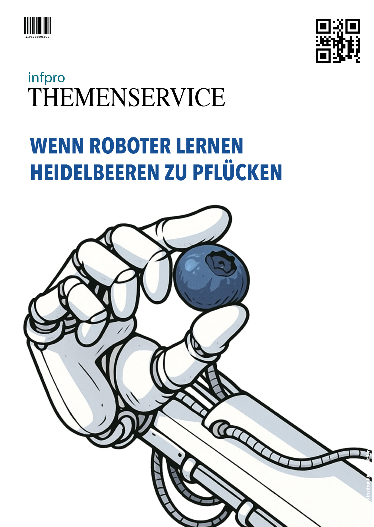 Cover: Heidelbeeren Roboter