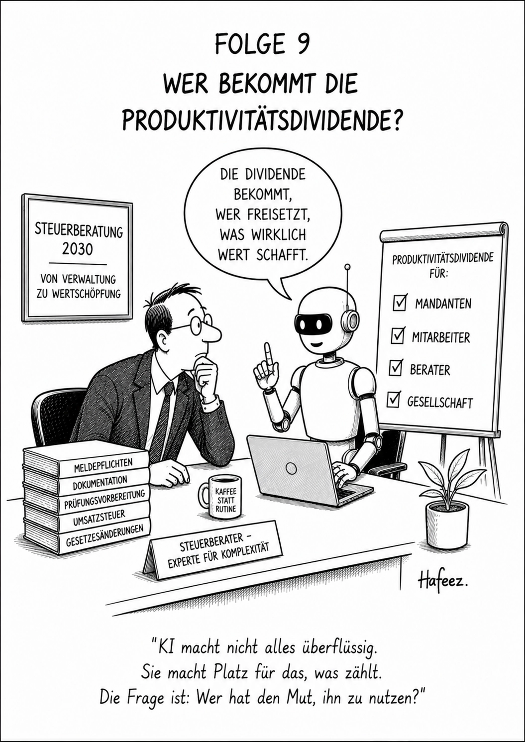 TAX 2030 – Illustration zum Wandel des Berufsbildes
